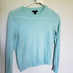 JCrew light blue light weight sweater